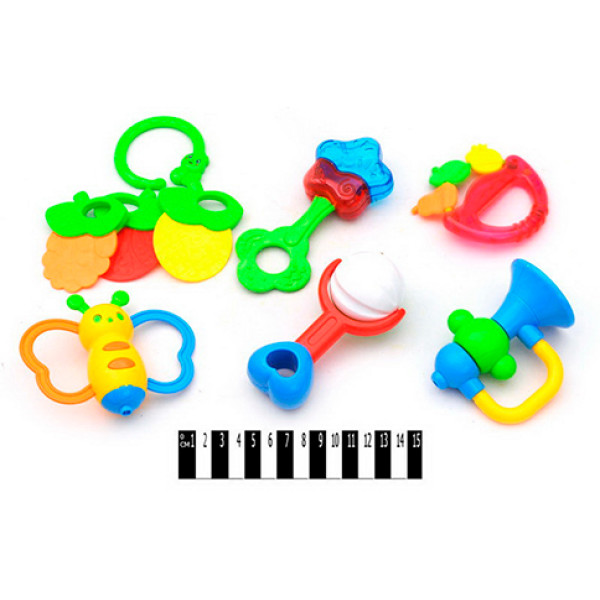 Набір брязкалець у пакеті 9 шт 99922 Набір брязкалець у пакеті 9 шт 99922