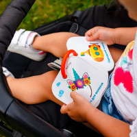 Картки на кільці Vladi Toys "Фігури та форми. Транспорт" розвиваючі VT2000-02
