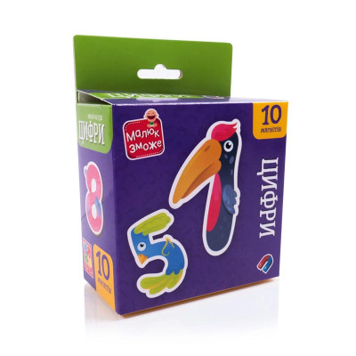Розвиваюча гра Vladi Toys "Цифри" набір магнітів VT3106-37
