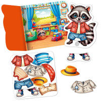 Розвиваюча гра Vladi Toys "Єнотик" з липучками VT1320-02 Розвиваюча гра Vladi Toys "Єнотик" з липучками VT1320-02