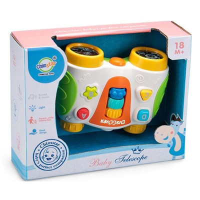 Музична іграшка бінокль зі світлом і звуком на батарейках QF366-048