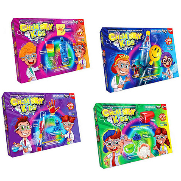 Набір для дослідів CHEMISTRY KIDS (рос.) CHK-02-01020304 Набір для дослідів CHEMISTRY KIDS (рос.) CHK-02-01020304