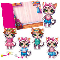 Розвиваюча гра Vladi Toys "Кошеня" з липучками VT1320-03