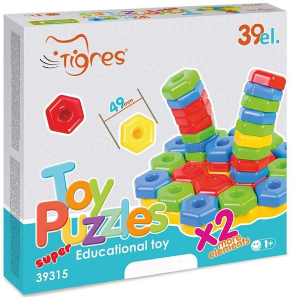 Розвиваюча іграшка Ігропазли Super 39 елементів 39315