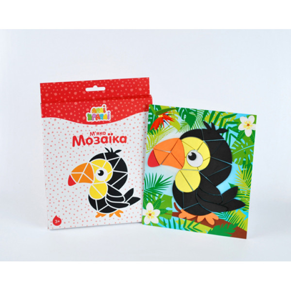 Набір для творчості М'яка мозаїка "Тукан" ММ-02 Набір для творчості М'яка мозаїка "Тукан" ММ-02
