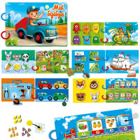 Розвиваюча гра Vladi Toys "Бізі бук. Для хлопчиків" з липучками VT1310-10