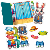 Розвиваюча гра Vladi Toys "Зайчик" з липучками VT1320-04