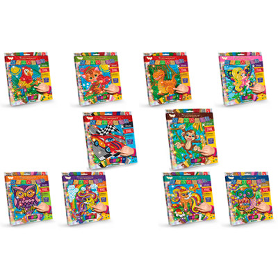 Набір для творчості Danko Toys Блискуча мозаїка БМ-02-0102030405...10
