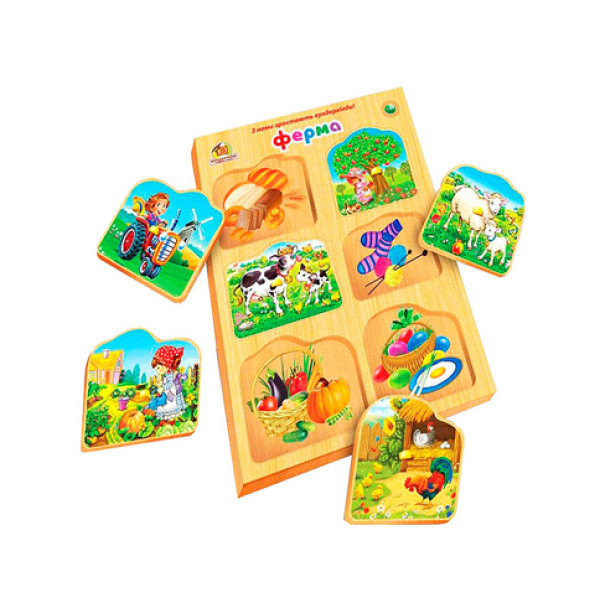 Рамка-вкладка дерев'ян. "Ферма" РВ-059