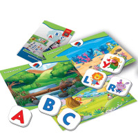 Магнітна гра Vladi Toys Академія розвитку Англійська для дітей 56 магнітів навчальна VT5411-09