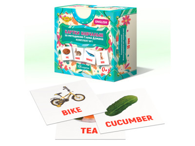 Картки для навчання Домана англійська МКД0003 Картки для навчання Домана англійська МКД0003