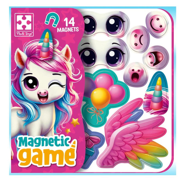 Розвиваюча гра Vladi Toys "Емоції Єдиноріжки" магнітна VT3220-01