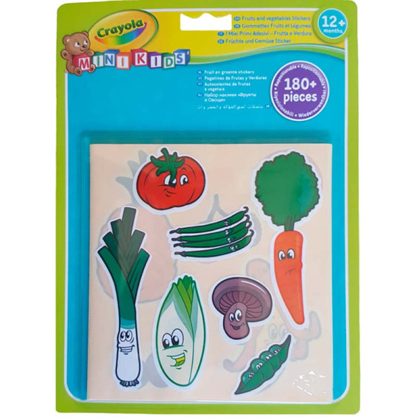 набір стикеров для самих маленьких Овочі і фрукти 81-2010 набір стикеров для самих маленьких Овочі і фрукти 81-2010