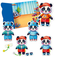 Розвиваюча гра Vladi Toys "Панда" з липучками VT1320-06