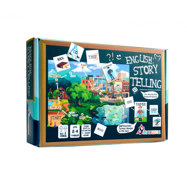Гра настільна Умняшка «English storytelling» навчальна 2101
