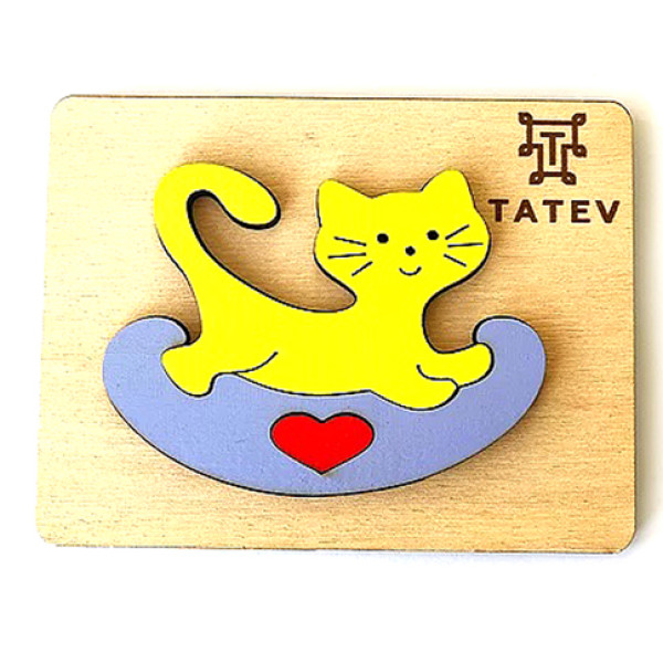 Пазл Кішка на скакалці 0108 Пазл Кішка на скакалці 0108