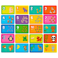 Пазли Vladi Toys "Знайди пару. Вважаємо до 10. Хто що їсть" 21 пазл VT5003-01