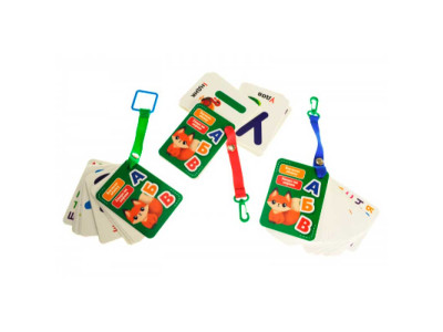 Картки на ремені Vladi Toys "Букви та тварини" розвиваючі VT2000-21 Картки на ремені Vladi Toys "Букви та тварини" розвиваючі VT2000-21