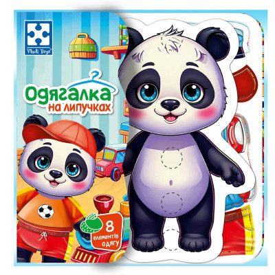 Розвиваюча гра Vladi Toys "Панда" з липучками VT1320-06