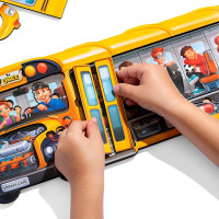 Сортер двухшаровый UBEE "Школьный автобус" з дерева ПСД270 Сортер двухшаровый UBEE "Школьный автобус" з дерева ПСД270