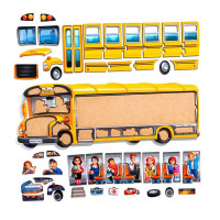 Сортер двухшаровый UBEE "Школьный автобус" з дерева ПСД270 Сортер двухшаровый UBEE "Школьный автобус" з дерева ПСД270
