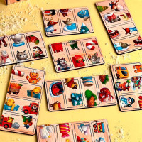 Настільна гра UBEE "Доміно пазл" з дерева ПСД240 Настільна гра UBEE "Доміно пазл" з дерева ПСД240