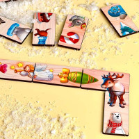 Настільна гра UBEE "Доміно пазл" з дерева ПСД240 Настільна гра UBEE "Доміно пазл" з дерева ПСД240