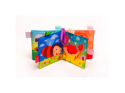 Мяка книга іграшка Bambini з тваринами 3808