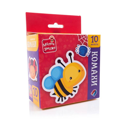Розвиваюча гра Vladi Toys "Комахи" набір магнітів VT3106-32 Розвиваюча гра Vladi Toys "Комахи" набір магнітів VT3106-32
