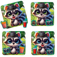 Розвиваюча гра Vladi Toys "Емоції Єнота" магнітна VT3220-03