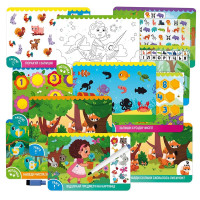 Розвиваюча гра Vladi Toys "Панда" пиши-стирай картки VT5010-42