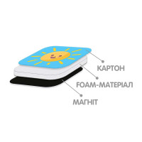 Дитячий календар Vladi Toys магнітний VT5555-04