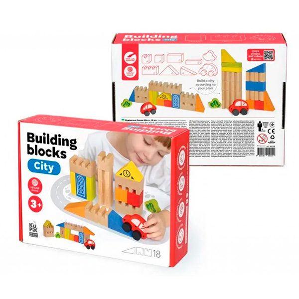 Будівельні блоки Місто 18 ел. 900538 Будівельні блоки Місто 18 ел. 900538