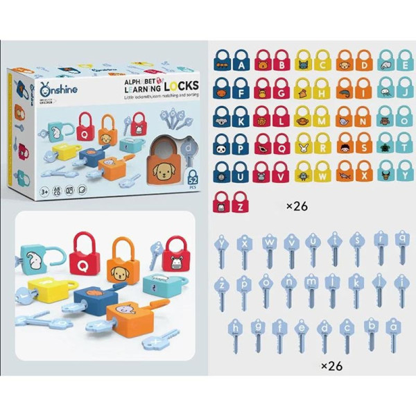 Ігровий набір замки з літерами розвиваючий TNWX-7918