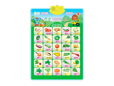 Інтерактивний навчальний аудіопостер Smart Koala VEGETABLES 208029