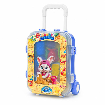 Дитяча валіза Бамсик "Великий мандрівник" пісочний набір 305/11_Rabbit Blue