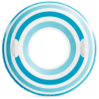 INTEX Коло 91см "Зірки" з ручками (3 кольори) 59256_Blue-White