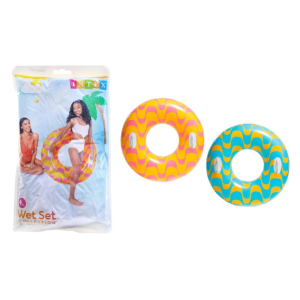 INTEX Коло 91см "Зірки" з ручками (3 кольори) 59256 INTEX Коло 91см "Зірки" з ручками (3 кольори) 59256