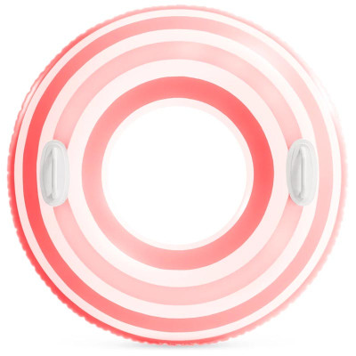 INTEX Коло 91см "Зірки" з ручками (3 кольори) 59256_Pink-White