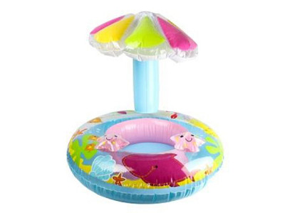 Круг-човник з отворами для ніжок і парасолькою 80 см BT-IG-0039