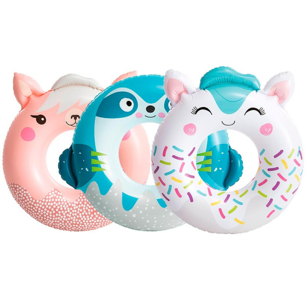 Коло надувне INTEX "Тварини" 84 см 59266