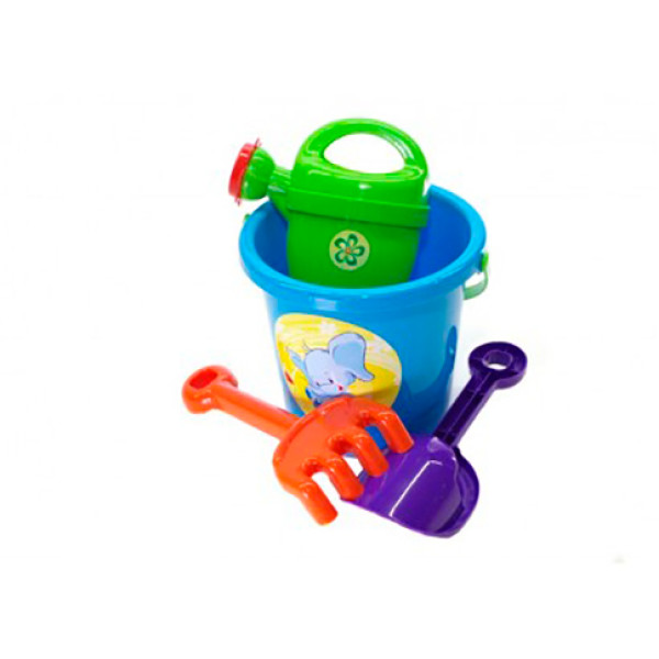 Пісочний набір у сітці №1 (блакитний) 013555/5