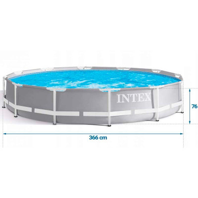 Каркасний Басейн INTEX 366x76 см обєм 6503 л 26710