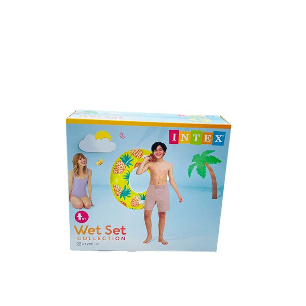 Коло надувне Intex з фруктами 107 см 56261_Yellow