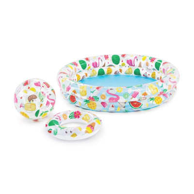 Дитячий басейн INTEX "Помаранчеві зірки" надувний 59460