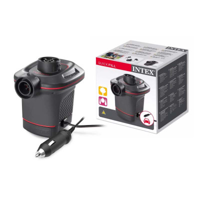 Насос Intex електричний для ліжок матраців кіл та човнів 12 В 66636 Насос Intex електричний для ліжок матраців кіл та човнів 12 В 66636
