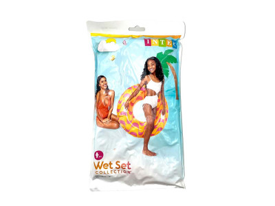 INTEX Коло 91см "Зірки" з ручками (3 кольори) 59256_Orange INTEX Коло 91см "Зірки" з ручками (3 кольори) 59256_Orange
