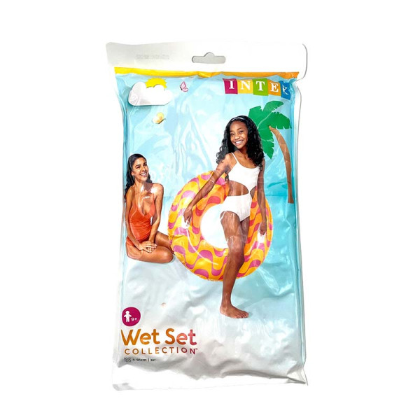 INTEX Коло 91см "Зірки" з ручками (3 кольори) 59256_Orange INTEX Коло 91см "Зірки" з ручками (3 кольори) 59256_Orange