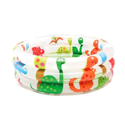 Дитячий басейн із надувним дном "Динозаврик" INTEX 57106