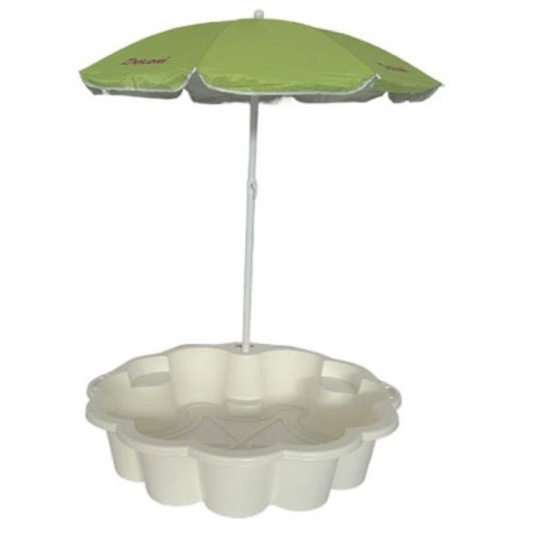Пісочниця-басейн Doloni Toys Квітка з парасолькою 01235/02